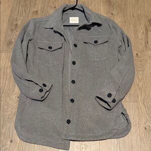 Thread & Supply Gray Button-Up Jacket